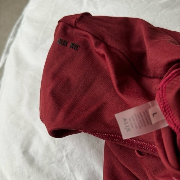 ALIX NYC Oliver Bodysuit in Crimson - Picture 13 of 13